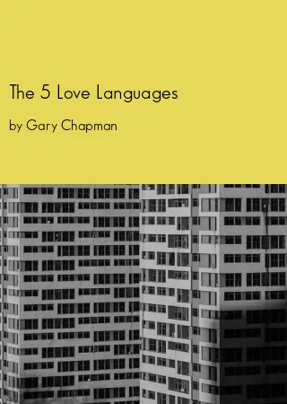 The 5 Love Languages pdf by Gary Chapmanpdf Book free download